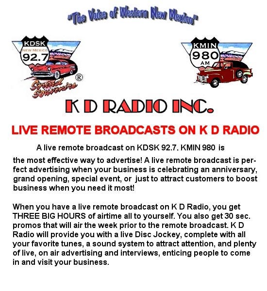 2006 Media Package for K D Radio Network Inc Grants, New Mexico